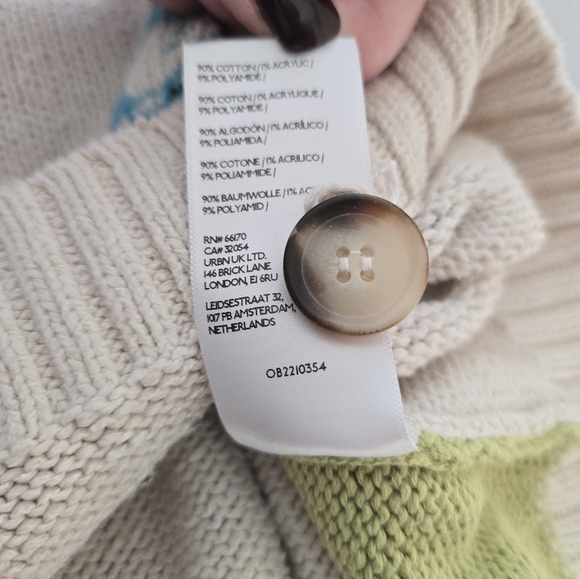 NWOT Pilcro by Anthropologie Icon Graphic Cardigan Sweater - Picture 11 of 15